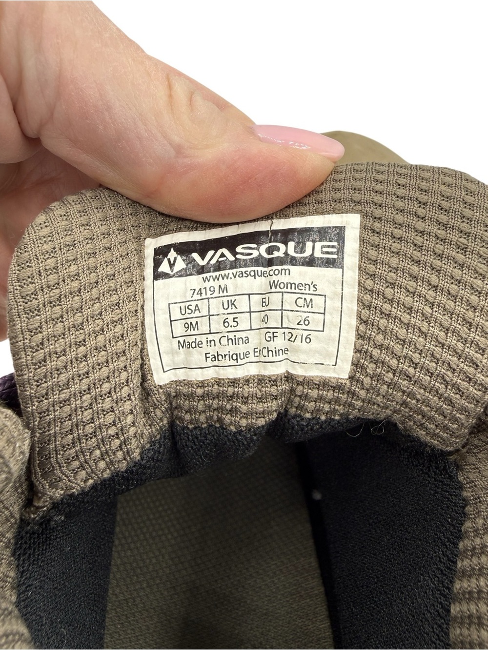 Vasque Talus UltraDry Hiking Boots 9 Tan - Picture 13 of 16